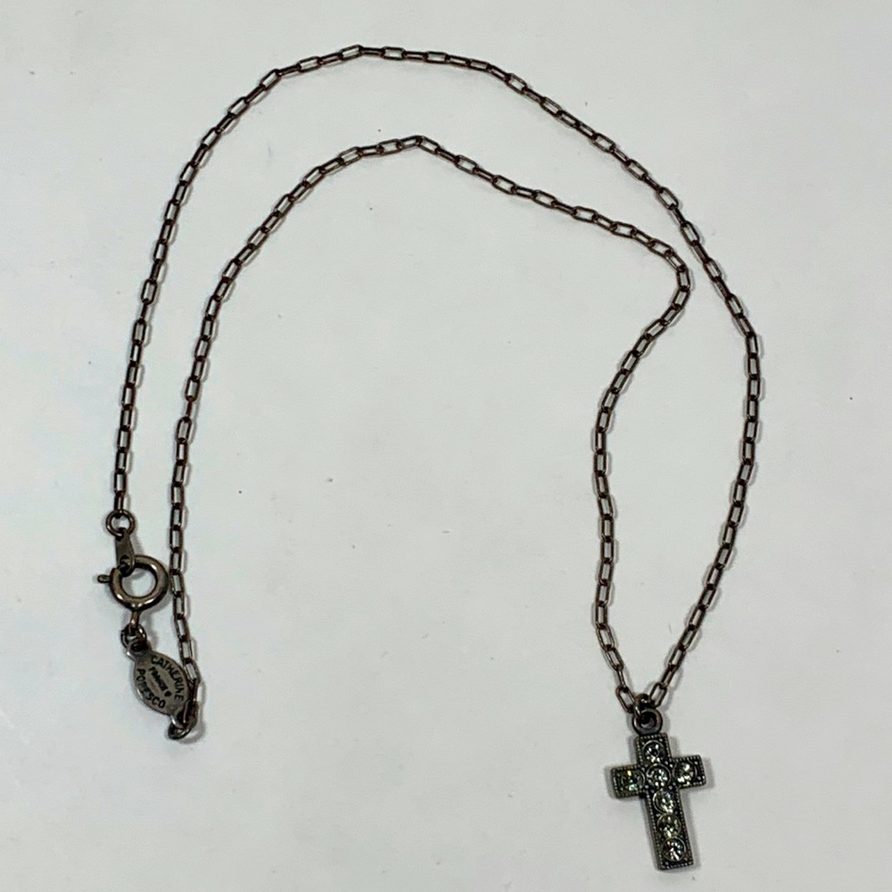 Catherine Popesco France Cross Necklace.